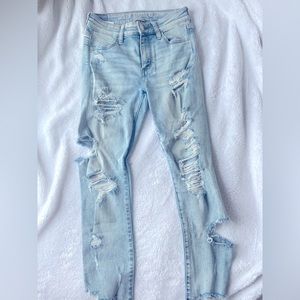 American Eagle distressed jeans